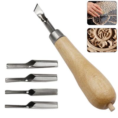 Wood Carving Chisel Tools Professional For Basic Detailed Carving Woodworkers Fine Arts Gouges DIY Sculpture Necessary Tool