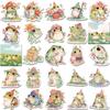 50Pcs Cute Cartoon Colorful Funny Fat Frog Stickers Diy Laptop Luggage Phone Case Skateboard Graffiti Decals Fun For Kids Gifts