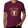 Vintage Clothes Hippie Clothes Men's T Shirts The Outlaws Southern Rock Band Hot Selling Black T-Shirt Oversized Men Clothing