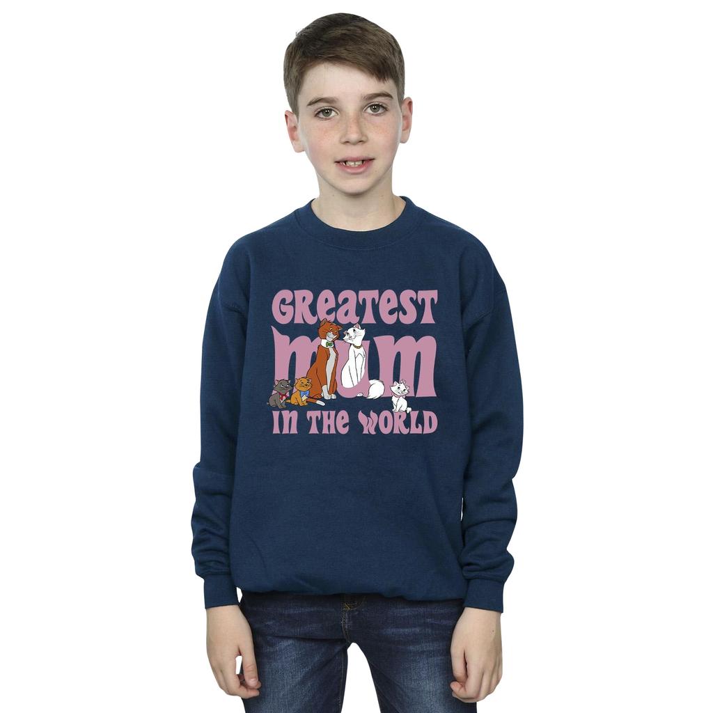 Disney Boys The Aristocats Greatest Mum Sweatshirt