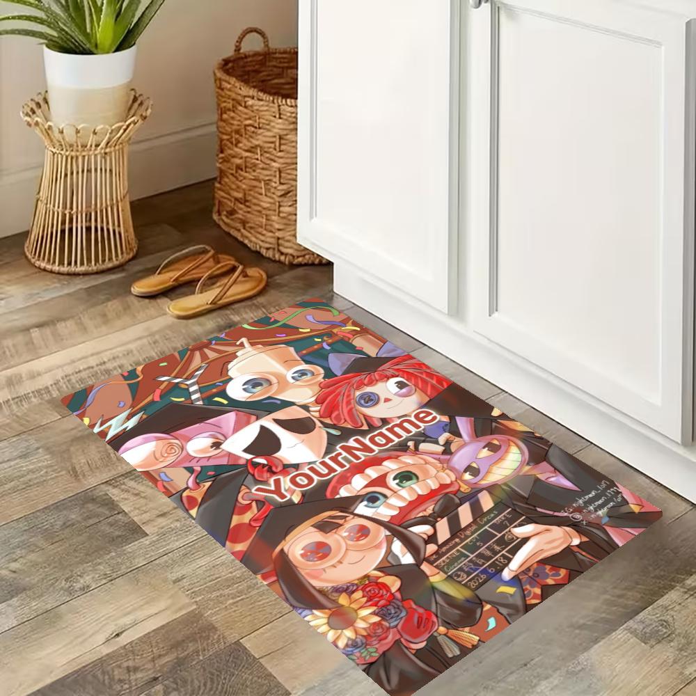Digital Circus Customize Your Name Kitchen Rug Runner Rug Laundry Mat Hallway Entryway The Best Gift Choice