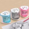 Battery Operated Electric Pencil Sharpener W/2 Holes 6-8mm And 9-12mm Auto-Stop School Supplies Korean Stationery