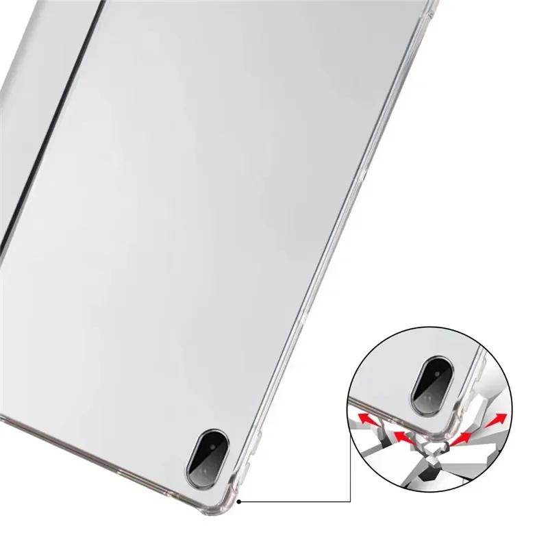 Pen Holder Flip Tablet Case for Honor Pad 9 8 V8 Pro 12.1 " 12 Inch X9 X8 A Pro 11.5 " 11 " Soft Clear Shockproof Protect Cover
