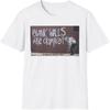 T-shirt Unisexe Softstyle Inspiré par Banksy, Les Murs Vides sont Criminels, T-shirt Graffiti, T-shirt Art Urbain, Activiste Blanc