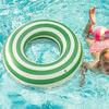Pool Tubes For Kids Blow Up Pool Rings Kids Vintage Stripes Pattern Thickened Underarm Floats Game For Beach
