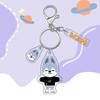Anime Skzoo Doll Figure Keychain KPOP-SKZ-STAY Cartoon Double-Sided Printed Transparent Acrylic Key Ring Bag Accessory Fans for Carry Mini Lightweight