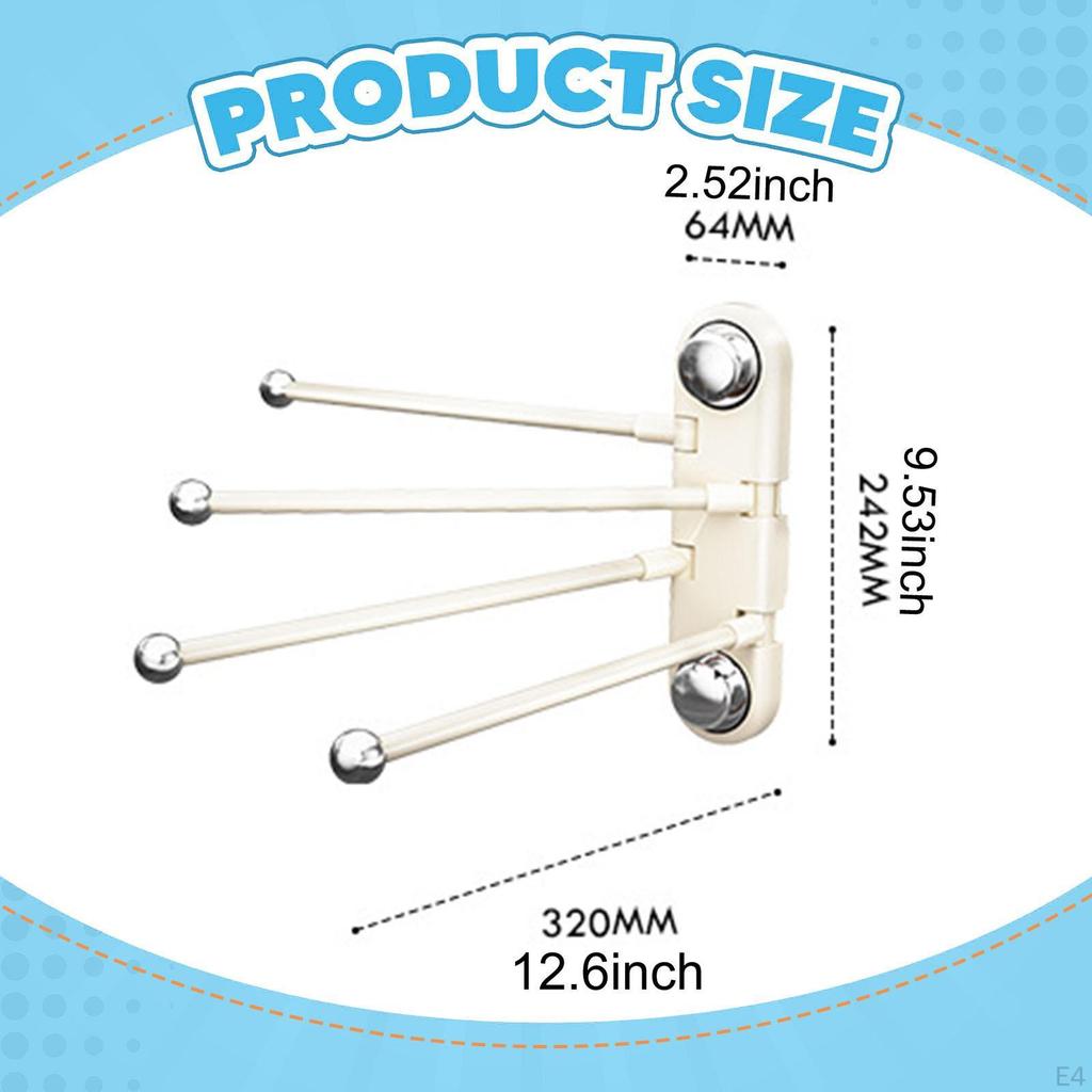 Rotating Towel Rack for Bathroom, Office, Closets And Restrooms.