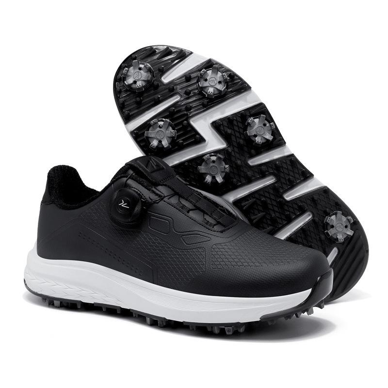 Golf shoes men s sneakers waterproof and breathable knob laces anti-side slip sneakers 36