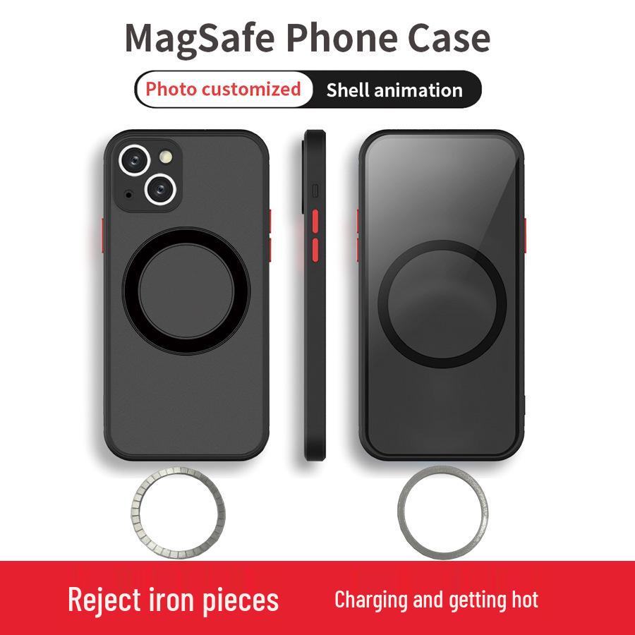 iPhone 16 Pro Max Magnetic Frosted Case with Skin-Feel, Magsafe Compatible