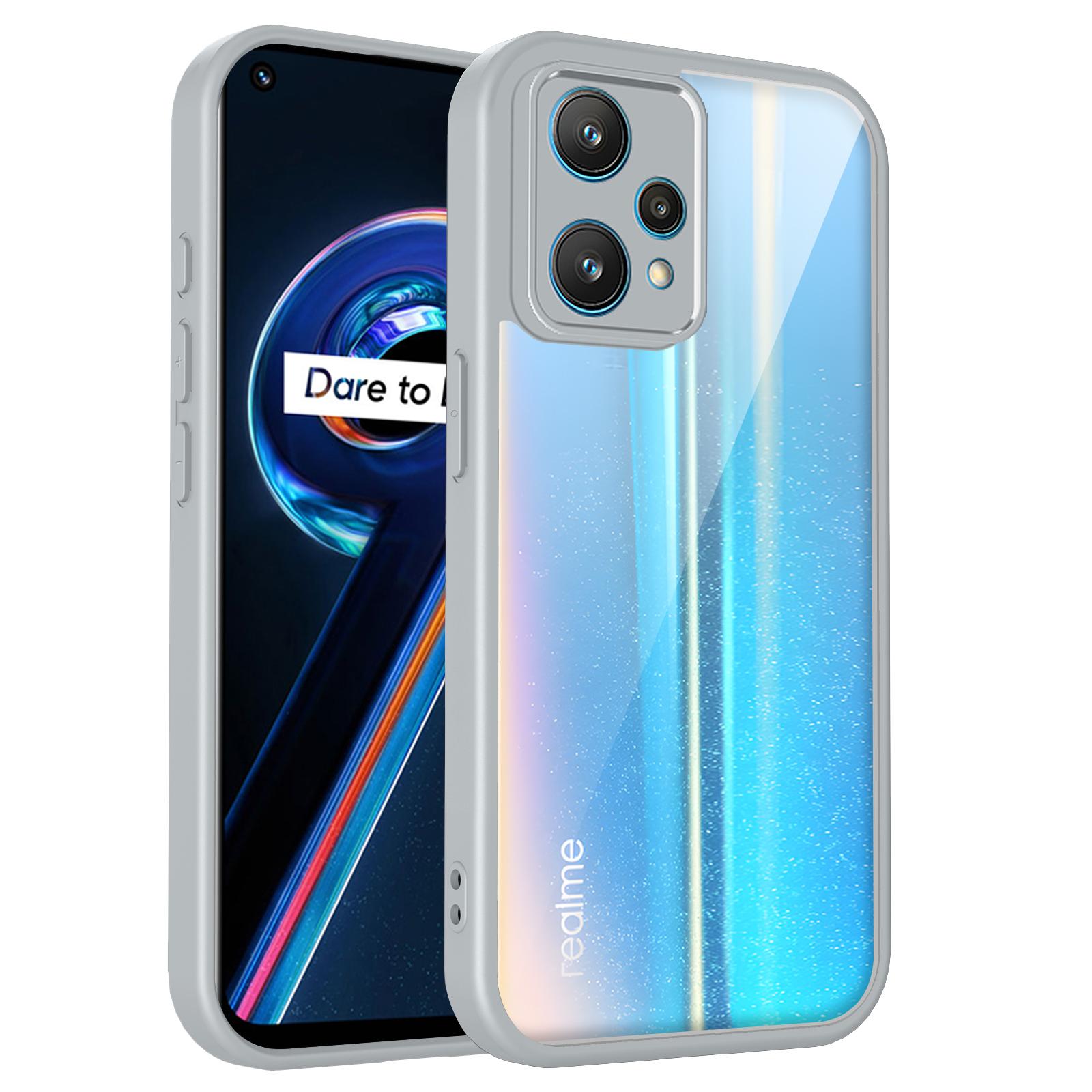 

Чехол для Realme 9 Pro 5G RMX3471 RMX3472, силиконовый бампер с воздушной подушкой, прозрачная матовая задняя крышка, жесткий чехол для телефона для Realme 9 Pro 5G 2022 Pc + tpu&Realme 9 Pro серый