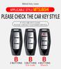 Auto 2/3/4 Tasten Schlüsselhülle Abdeckung Halter Kette Für Mitsubishi Outlander 2022 2023 Auto Innenzubehör