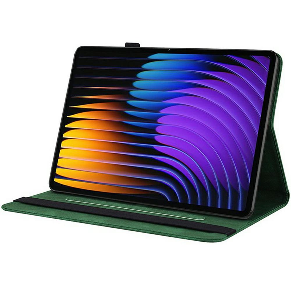 For Xiaomi Poco Pad X1/Pad 8 Pro/Pad 8/Pad 7 Pro/Pad 7 Case Butterfly Flower Imprint PU Leather Tablet Cover with Card Slots