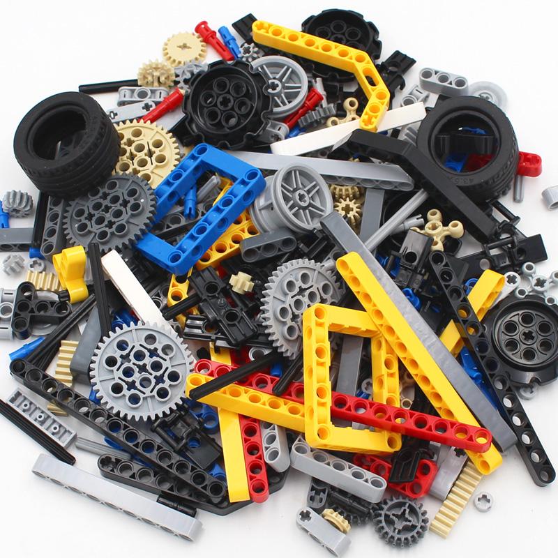 Building Blocks Bricks Technical Parts Pin Beam Liftarm Axle Connector Panel Gear Car Motorcycle Technology Set Toys