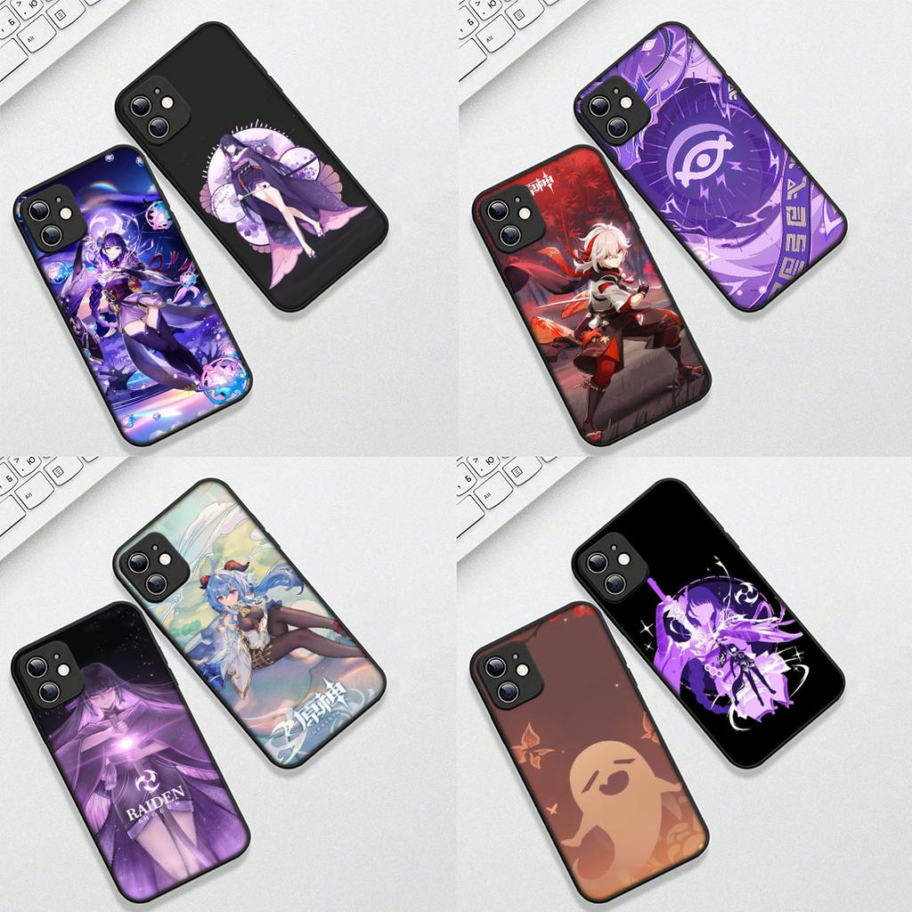 Casing for Xiaomi Redmi Note 12 11 10 A3 Pro 10A 10C 12C Note12 5G 4G Phone Cover Soft Case Genshin Baal Raiden Shogun Impact