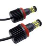 Bright 6000K White LED Angel Eyes Headlight 120W Enhanced Technology Style For E90 E92 E60 E70 Car Light