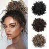 XINRAN Synthetic Elastic Drawstring Loose Wave Curly Scrunchies Ponytail Extensions Hair Bun for Women Daily Use