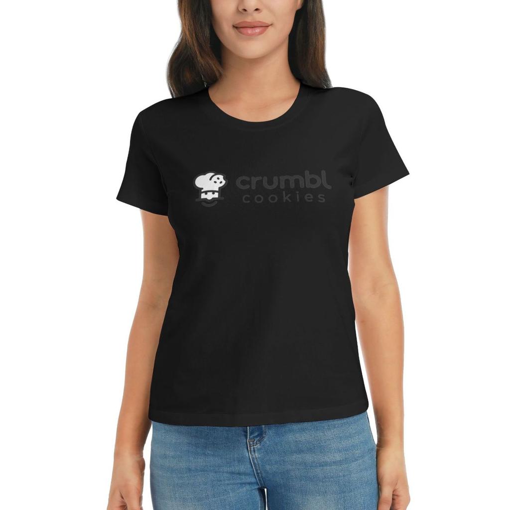 Women TShirt Crumbl Cookies Summer Short Sleeve Tees Crew Neck Cotton T Shirts Clothes Tops Streetwear