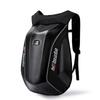 Carbon Fiber Motorcycle Backpack Motocross Helmet Bag Waterproof Motorsport Riding Backpack Expandable Hard Shell Bag Reflective