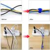 Fastening Cable Straps, Keeper Holder, Reusable Cord Organizer,Cable Ties