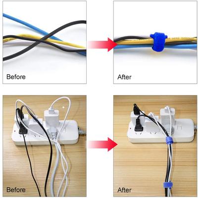 Fastening Cable Straps, Keeper Holder, Reusable Cord Organizer,Cable Ties