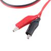 Power Plug to Alligators Clip Cable Double Alligators Clips Power Test Cable 2 Plugs to 2 Clips Cable Length 1M