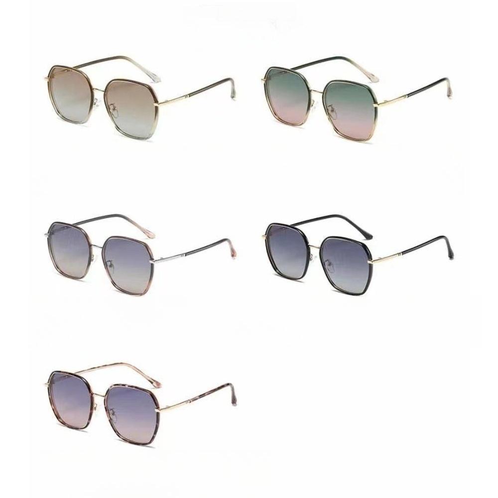 New women s polarized sunglasses driving fashionable retro versatile sunglasses men s anti-ultraviolet sunshade glasses