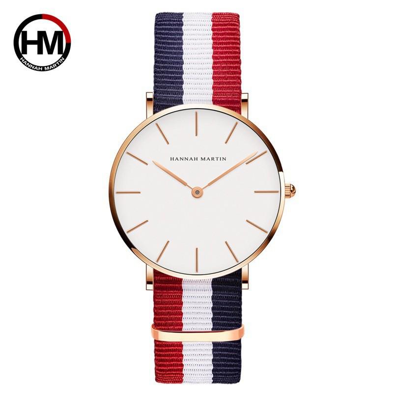 Hannah Martin Damenuhr, wasserdicht, 36 mm, modisch, vielseitig