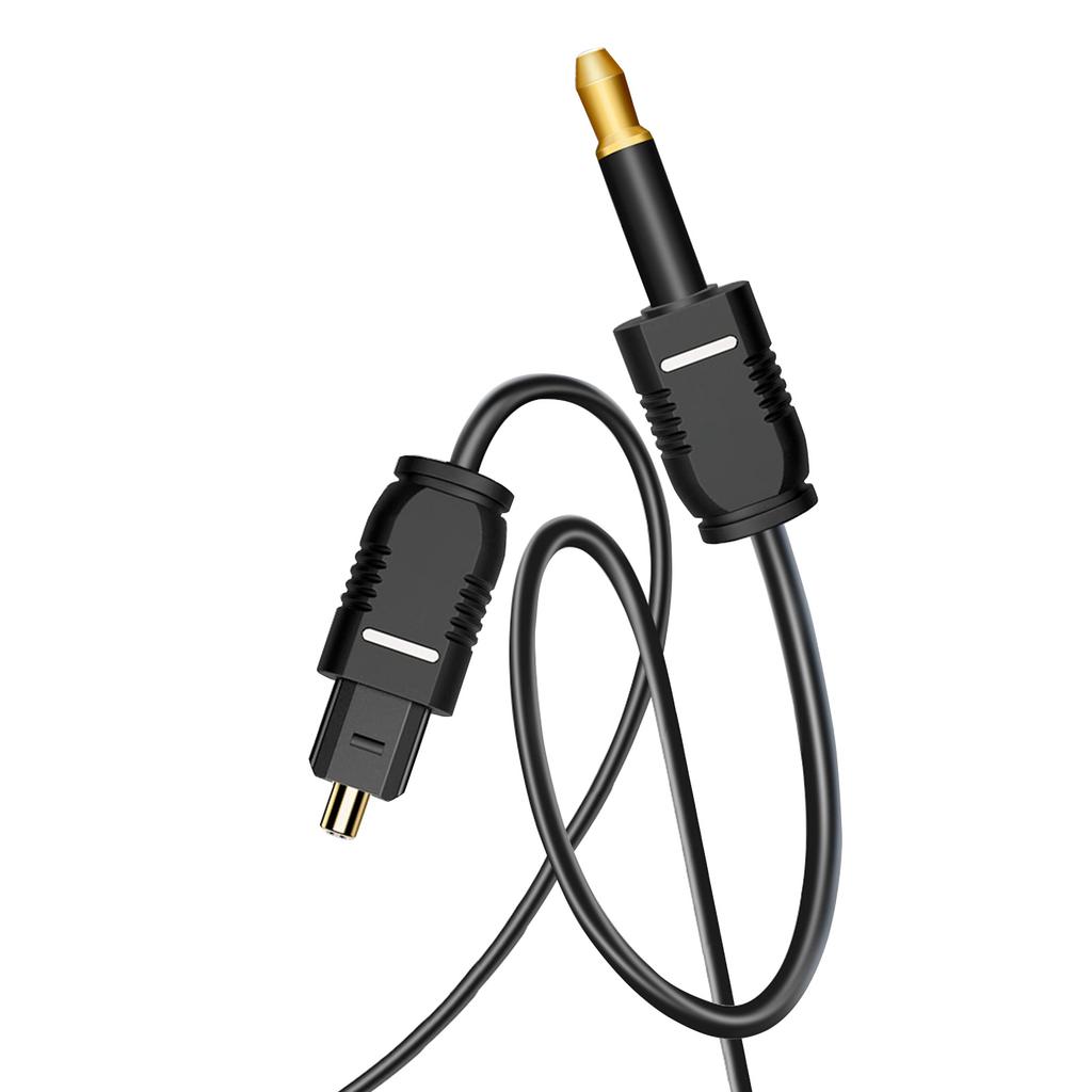 192KHz DAC Optický na 3,5mm Převodník Jednosměrný Optický Audio Kabel Adaptér Jednoduchý pro PS4 HDTV DVD Set-top Boxy