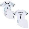 24-25 Portugal Away No. 7 Club Football Jersey Children'S Clothing Adult Set