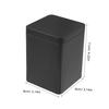 OFFSCH Metal Tea Canister, Black, Square, Tea Canister, Storage Container, Coffee Can, Airtight, Small, Square, Tea Canister, Tea Can, Snack Can, Iron