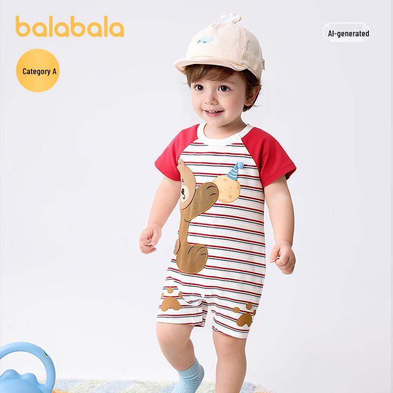 Balabala Baby Cotton Bodysuit Romper