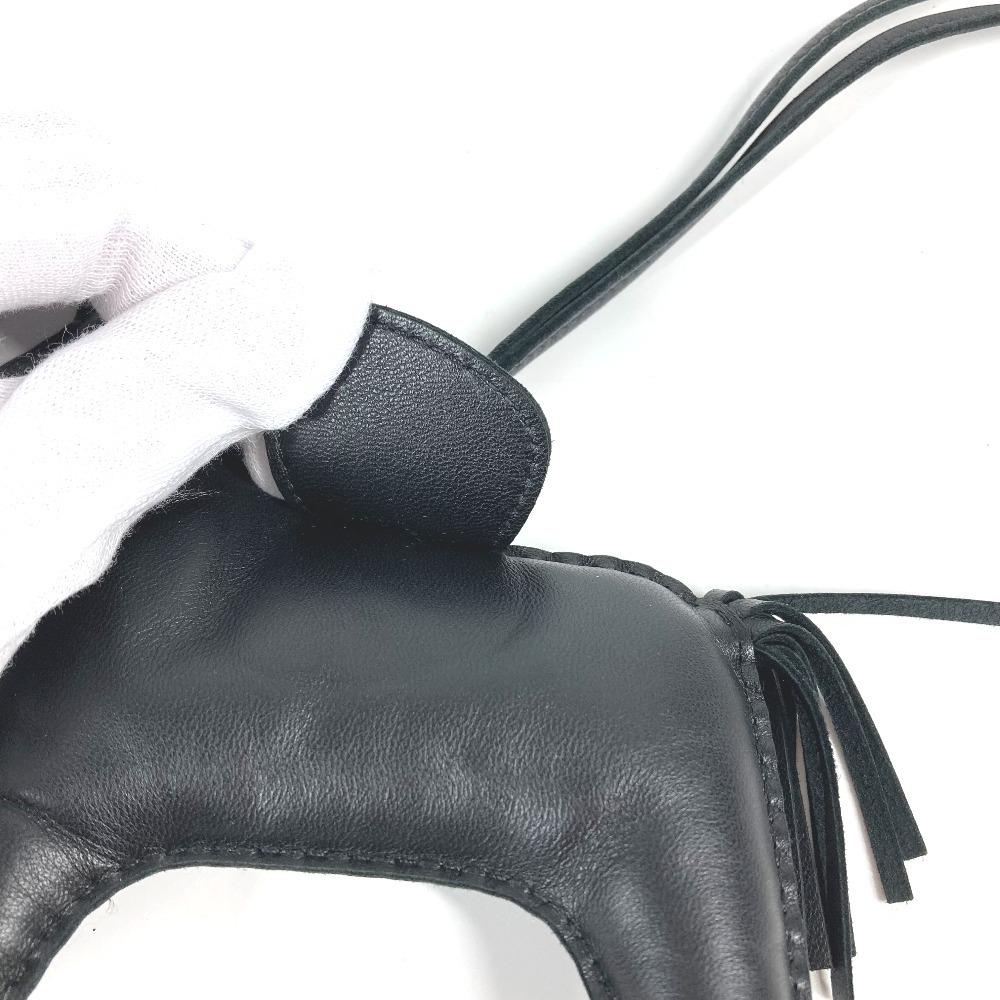 HERMES So Black All Black Rodeo GM Rodeo GM Bag Charm charm Anyo Miro Black