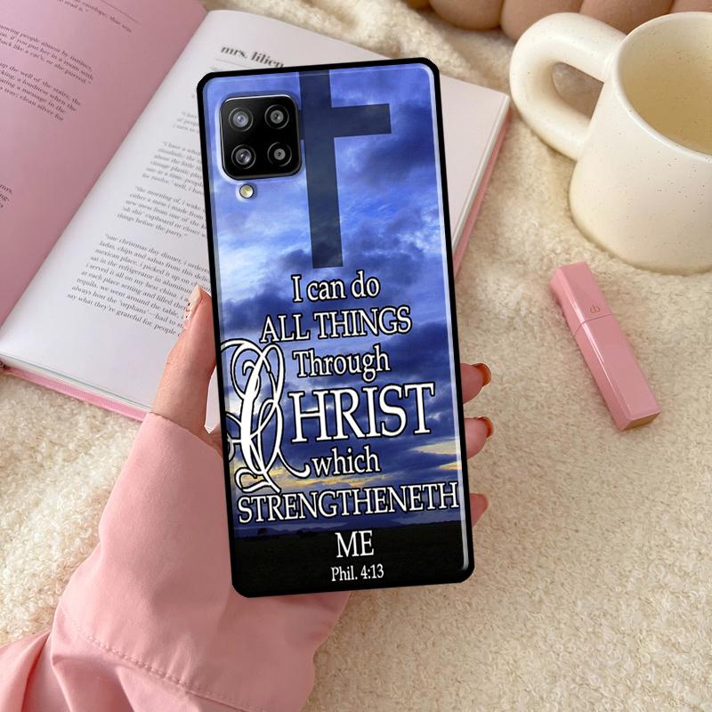 

Christian Jesus Christ Bible Verse For Samsung Galaxy A06 A16 A26 A36 A56 A52 A53 A33 A13 A34 A54 A14 A15 A35 A55 A22 A32 Case Samsung A16