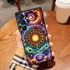 Cosmic Starry Sky Pattern Phone Case For Samsung Galaxy S26 S25 S24 S23 S22 S21 S20 Ultra Plus FE 5G Black Soft TPU