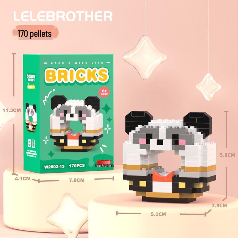 Compatible Lego Micro Building Block Cartoon Figurines - Children's Educational Desktop Toys