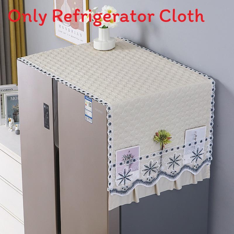 

Modern Minimalist Refrigerator Dust Cover For Single And Double Door Protects Against Dust And Dirt Beige (70-170cm)