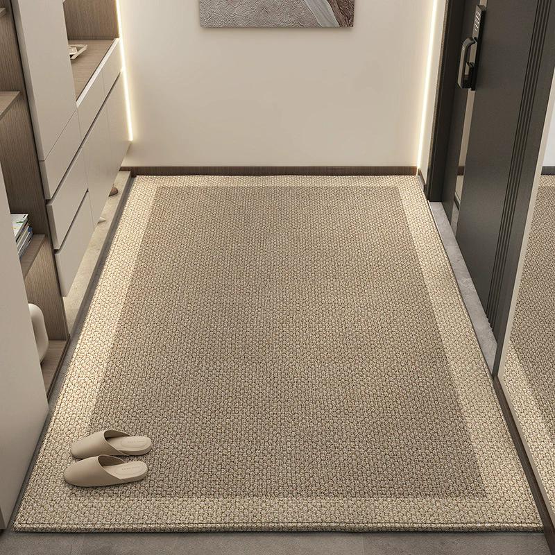 Home Doorway Rug Mat with Trim-to-Fit Design, Stain-Resistant & Anti-Slip - Practical Entryway Floor Carpet for Family Use