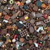 Коричневая серия Смола Торт Симуляция DIY Крем Клей Чехол для телефона и Материал для головного убора