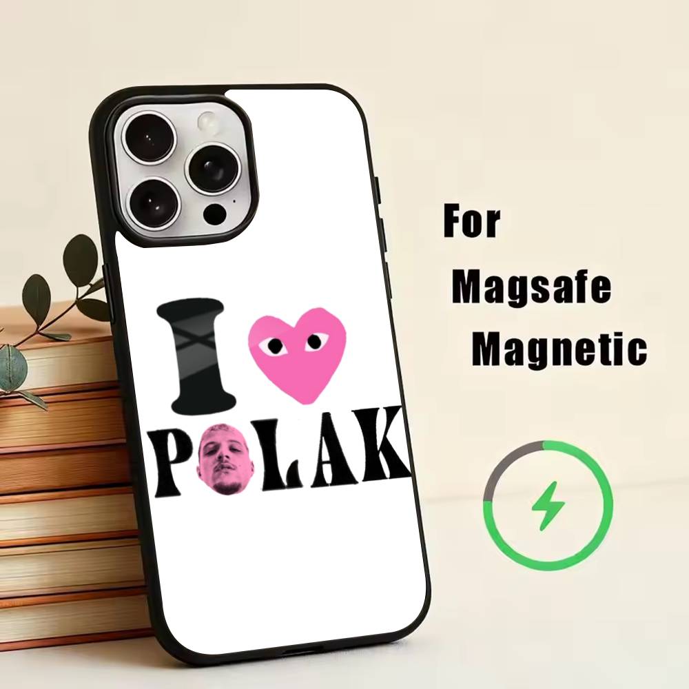 P-PLK- French Rapper- Mathieu Phone Case For iPhone17,16,15,14,13,12,11 Plus,Pro Magnetic For Magsafe Wireless Charging