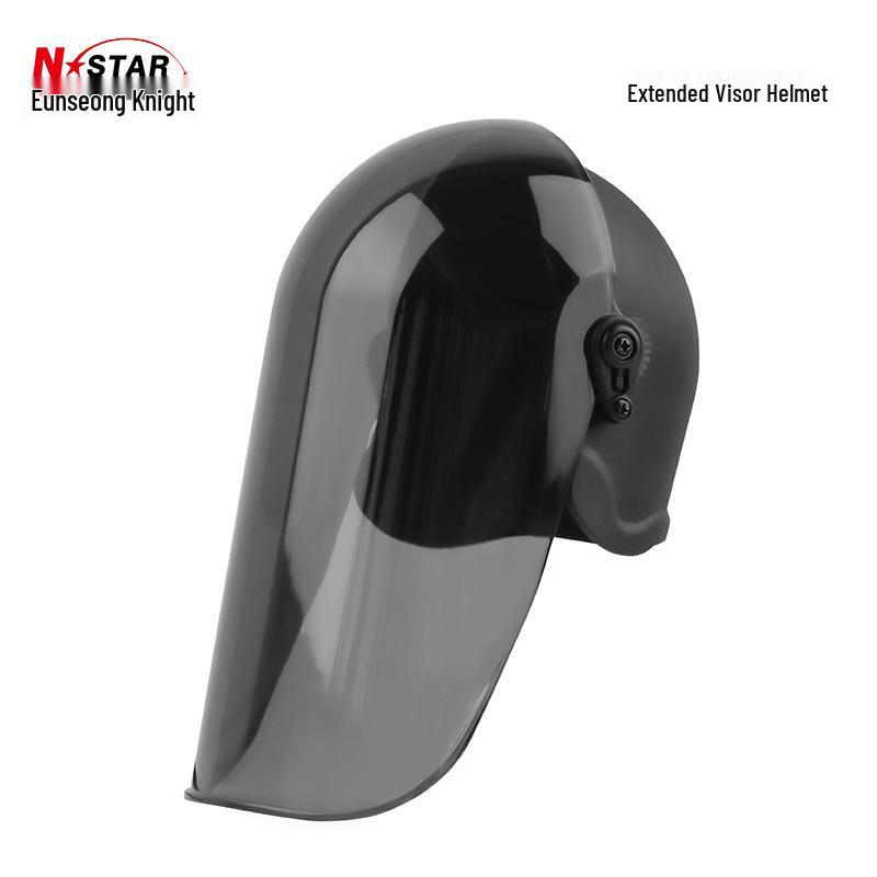 

Motorcycle Phone Holder with Sunshade Visor: Rainproof & Anti-glare Extended Sun Visor Helmet (Transparent Lens)