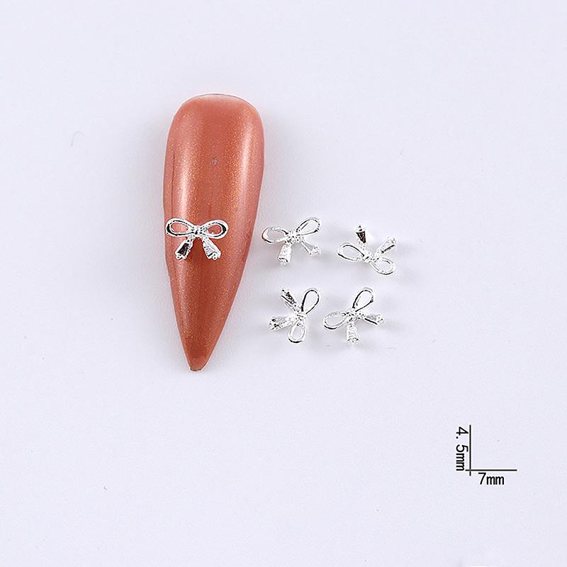 

10Pcs Simplicity Mini Hollow Butterfly Nail Art Charms Metal Butterfly Nail Art Decoration Diy Nail Manicure Accessories as the picture