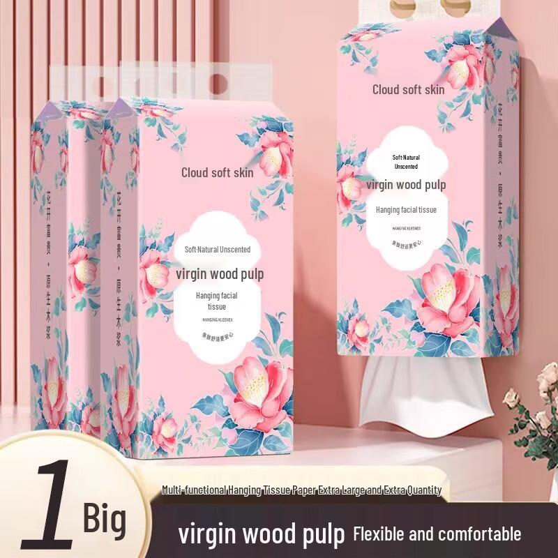 Hanging Tissue & Paper Napkin Pack: Wet & Dry Hand Wipes, Toilet Paper, Family Size