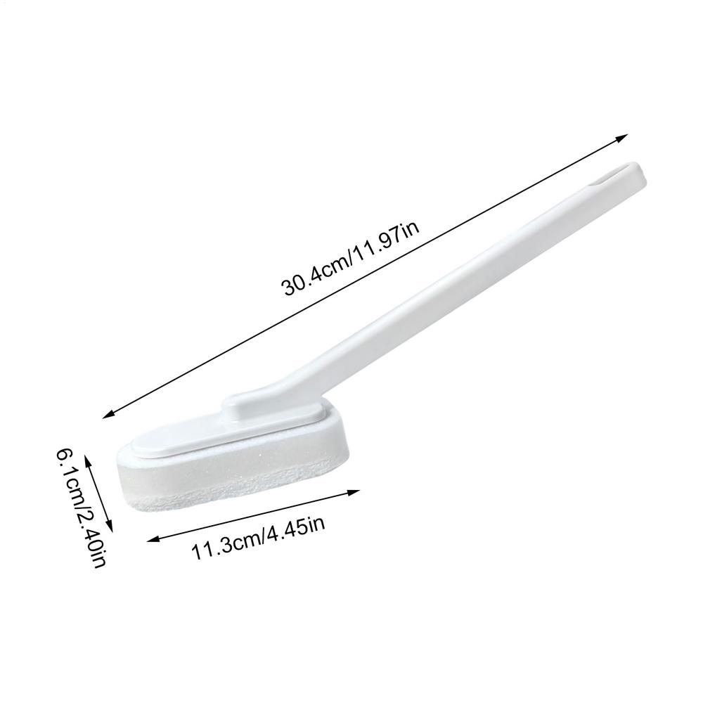 Long Handle Brush Sponge Bathroom Sponge Bathtub Sponges For Cleaning Reusable Sponge Long Handle Wall Sponge Brush