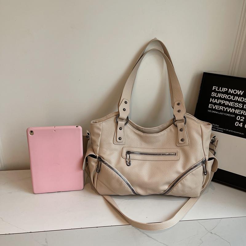 Torba PU Tote o Dużej Pojemności Damska Torba na Ramię