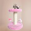 Cute Pet Cat Toy with Ball Pet Scratching Post Stand for Cat Kitten Climbing Scratchers Jumping Toy Protecting Furniture