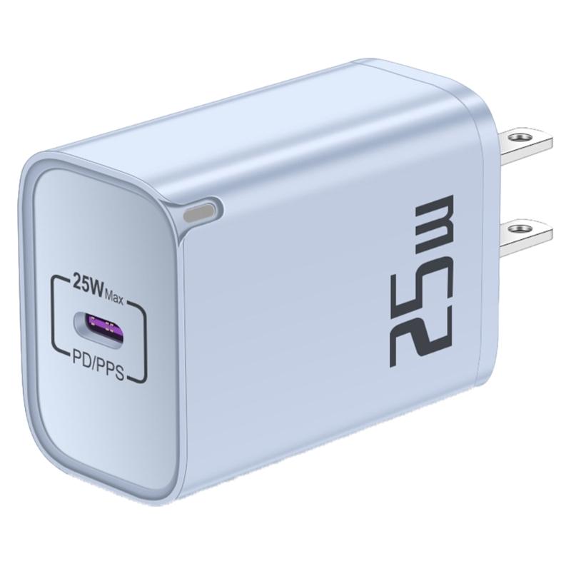 Quickly Charge 25W USB C Charger Type C PD Wall Charger for Fast Charging Travel Friendly Wall Plugs AC100-240 V 50-60Hz
