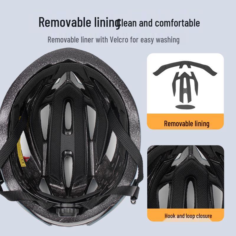 Adult Ultra-light Adjustable Cycling Helmet - Imitation Integrated Style for Road Bikes