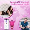Tragbarer Slip-Vibrator Schmetterling Klitorisvibrator APP-gesteuerte vibrierende Slips G-Punkt Klitorisstimulator Sexspielzeug für Frauen