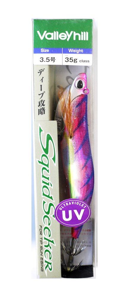 

ValleyHill Squid Seeker 35g Medium Egi, Heavy, #25MH, Purple/Cedar/Rainbow.