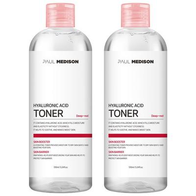 Paul Madison Deep Red Hyaluronic Acid Toner, 510 Ml, 2 Bottles